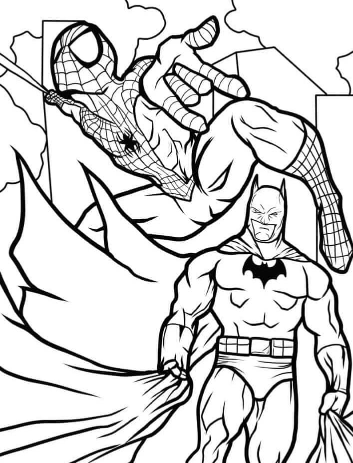 Desenho de Batman para imprimir