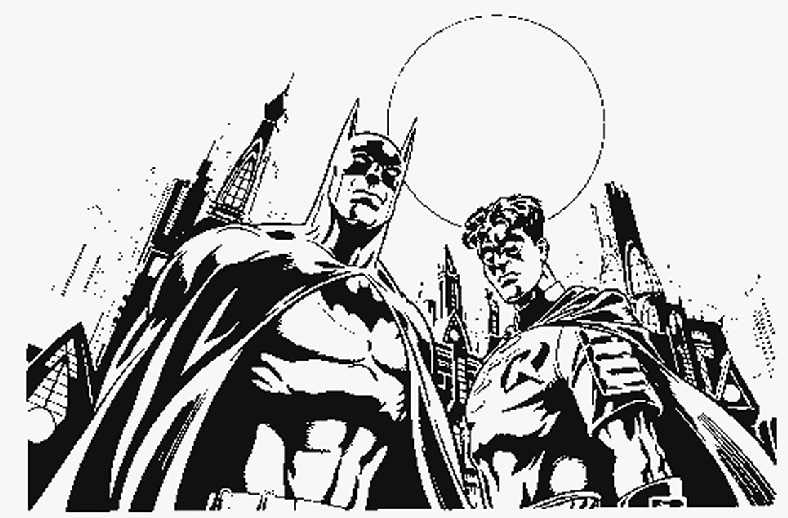 Desenho de Batman para imprimir
