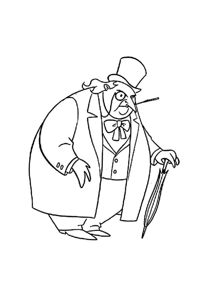 Desenho de Batman para imprimir