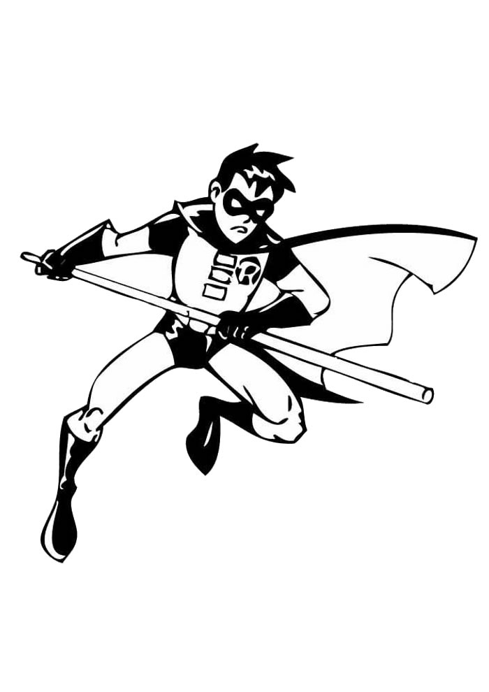Desenho de Batman para imprimir