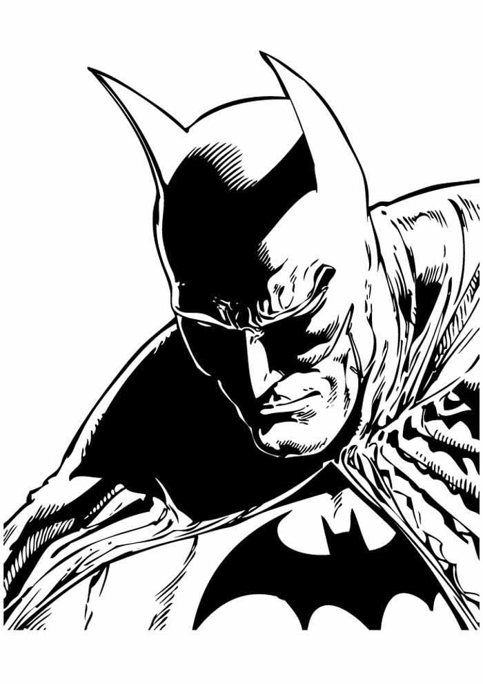 Desenho de Batman para imprimir