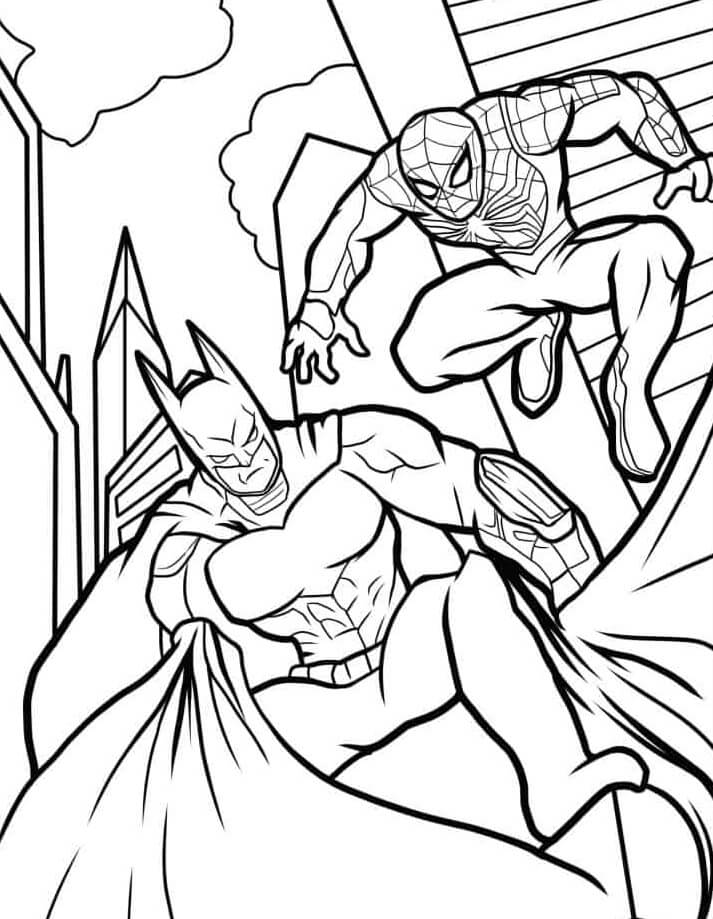 Desenho de Batman para imprimir