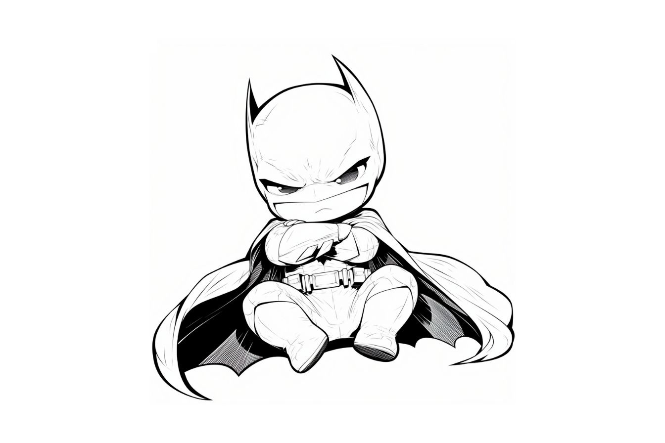 Desenho de Batman para imprimir