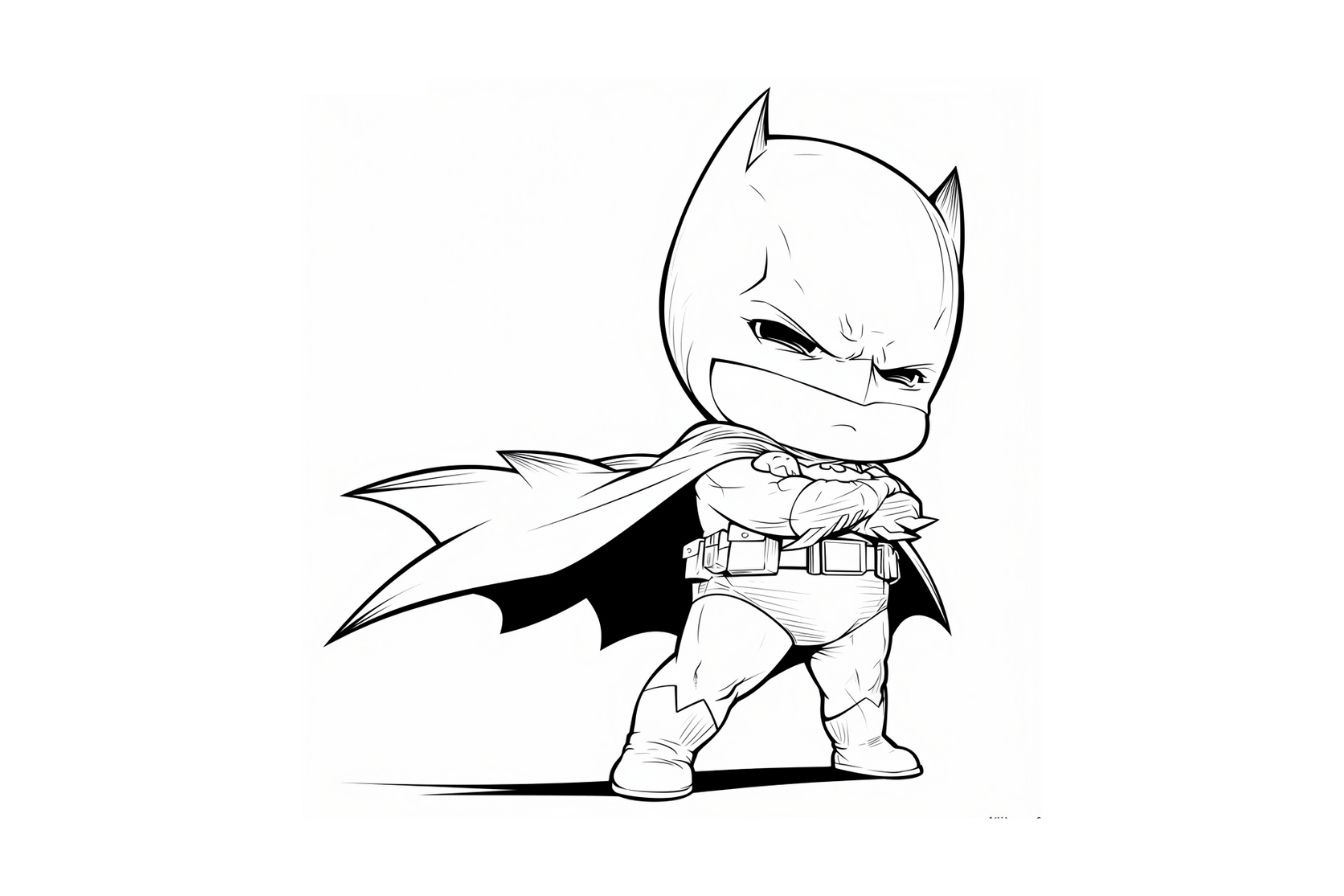 Desenho de Batman para imprimir