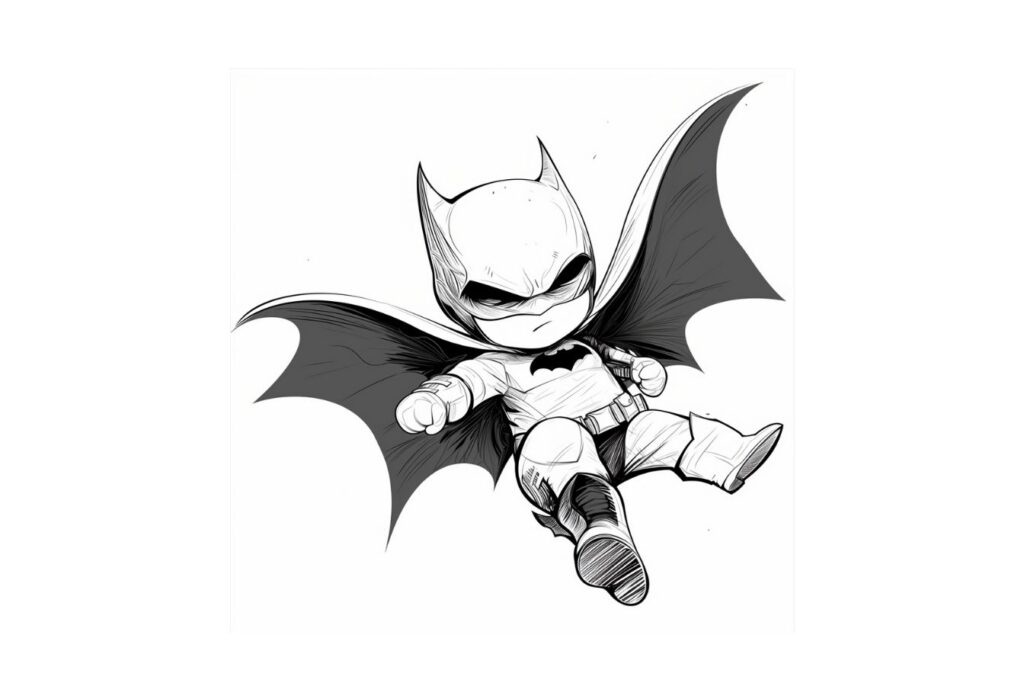 Desenho de Batman para imprimir