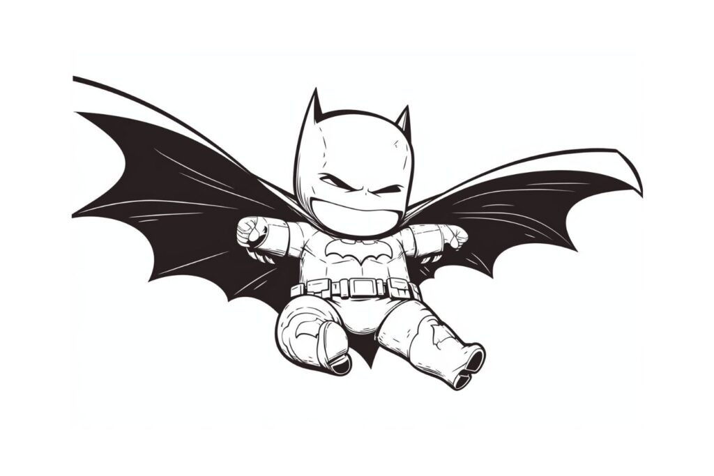 Desenho de Batman para imprimir