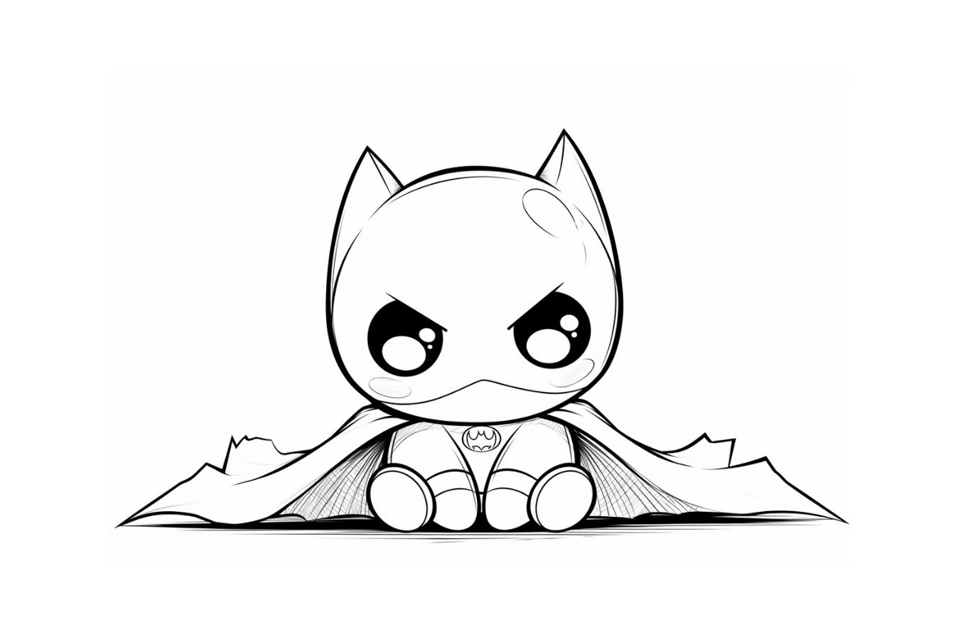Desenho de Batman para imprimir