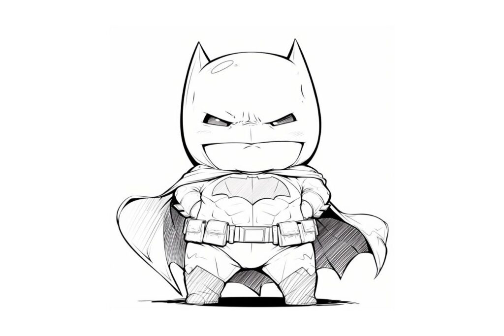 Desenho de Batman para imprimir