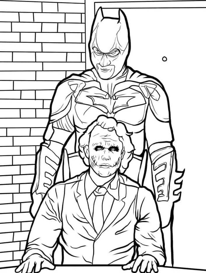 Desenho de Batman para imprimir