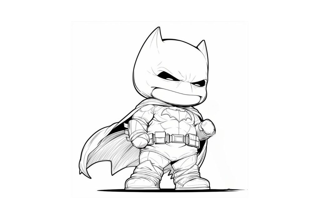 Desenho de Batman para imprimir