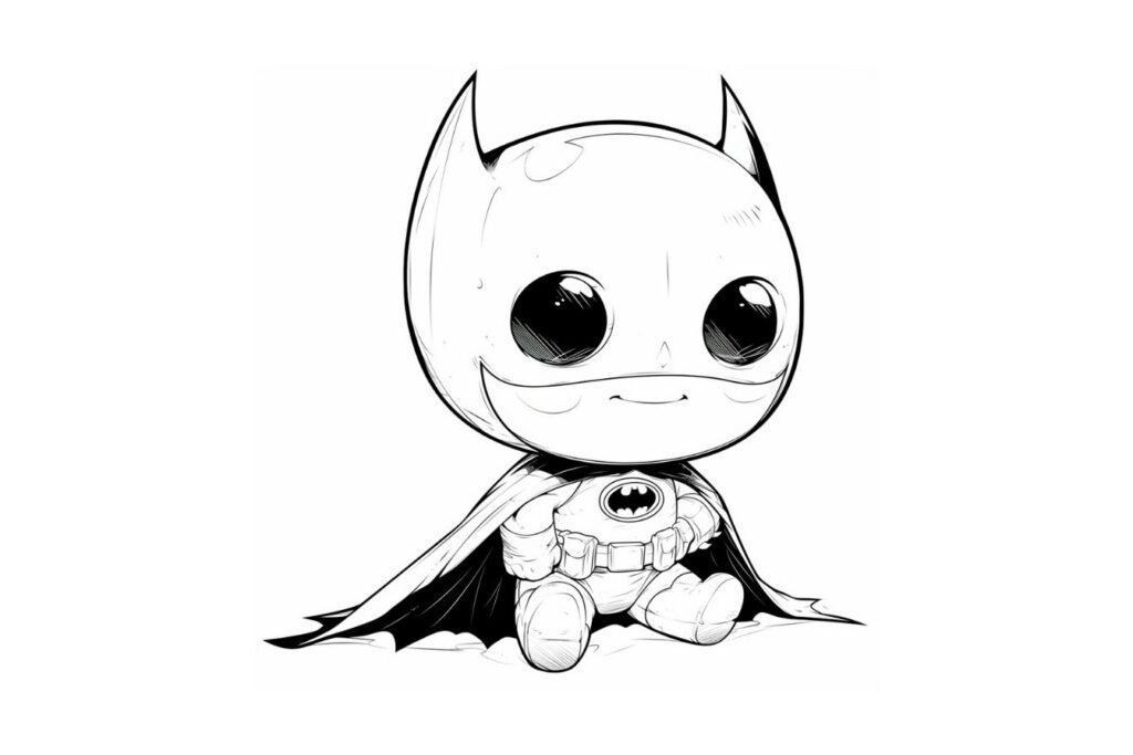 Desenho de Batman para imprimir
