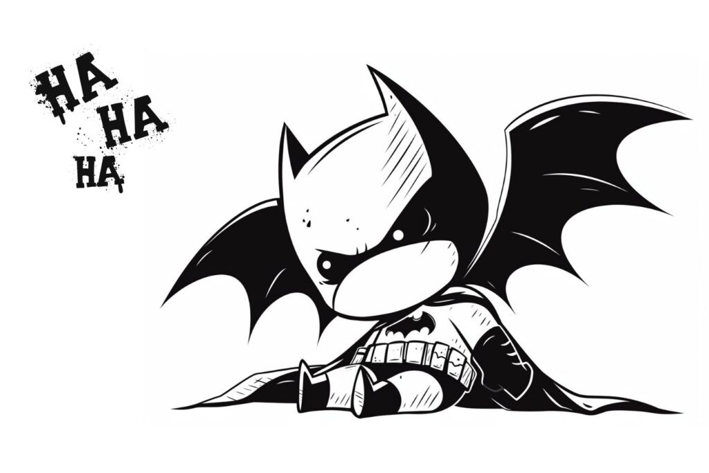 Desenho de Batman para imprimir