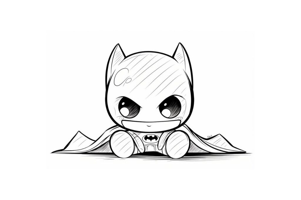 Desenho de Batman para imprimir