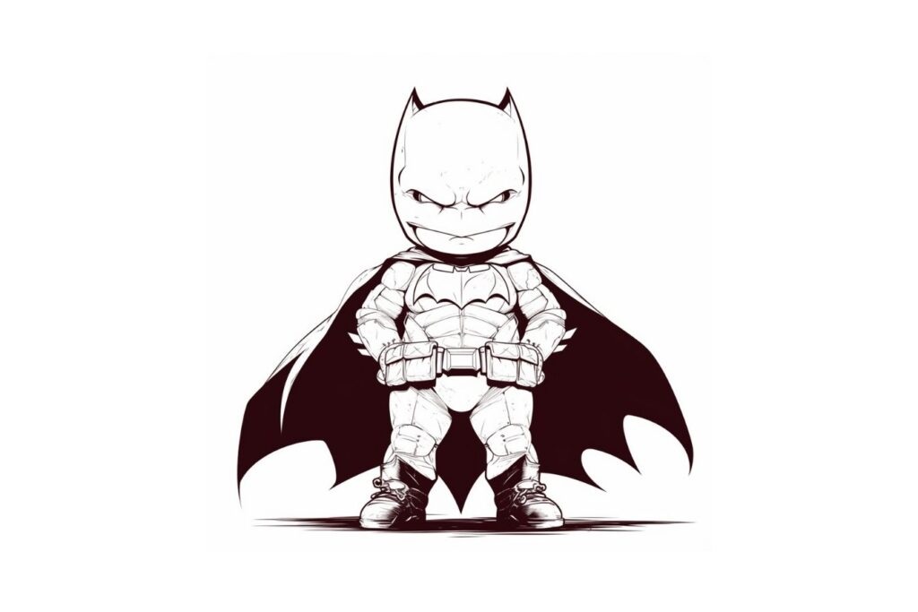 Desenho de Batman para imprimir