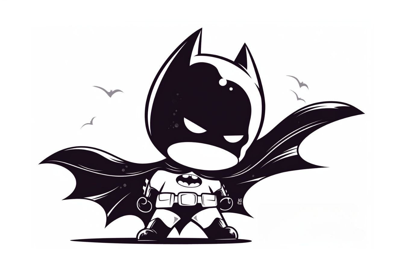 Desenho de Batman para imprimir
