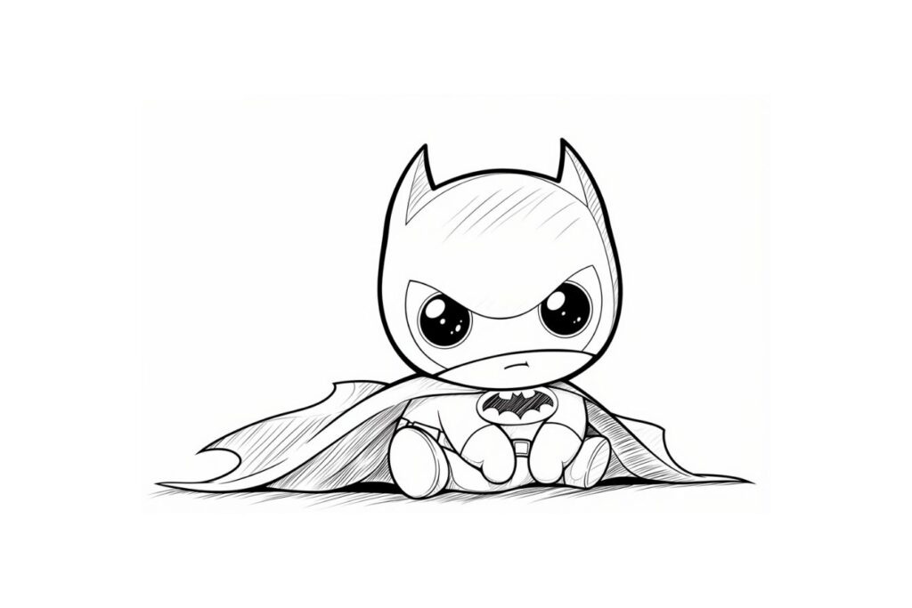 Desenho de Batman para imprimir