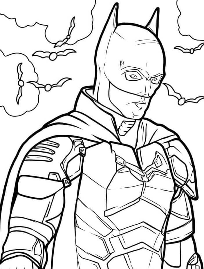 Desenho de Batman para imprimir