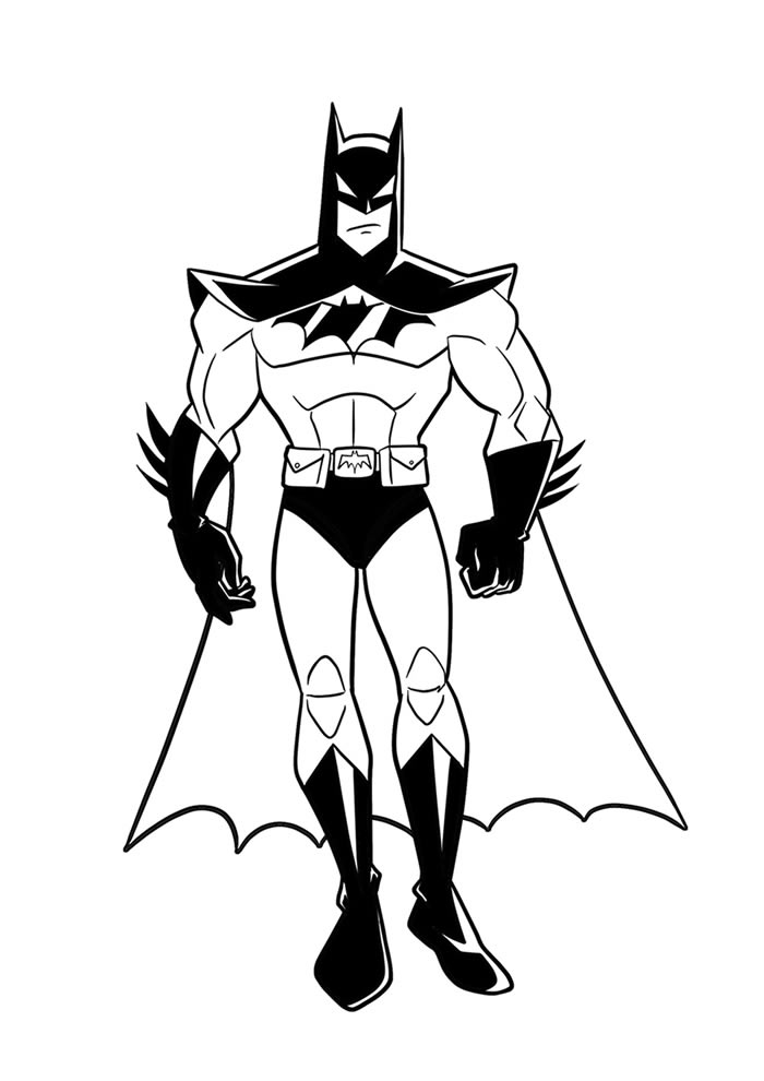 Desenho de Batman para imprimir