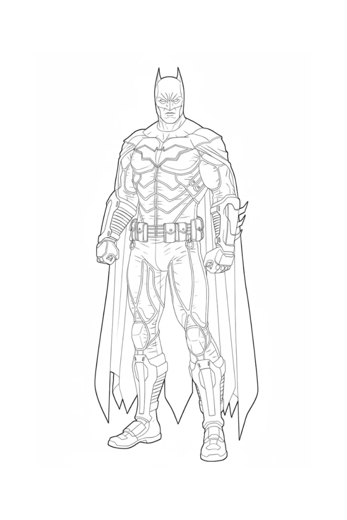 Desenho de Batman para imprimir