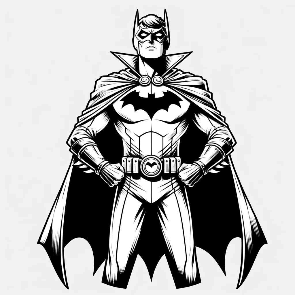Desenho de Batman para imprimir