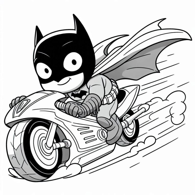 Desenho de Batman para imprimir