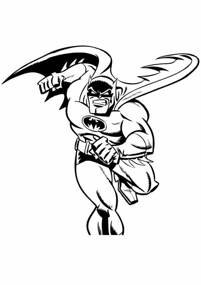Desenho de Batman para imprimir