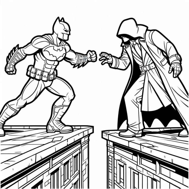 Desenho de Batman para imprimir