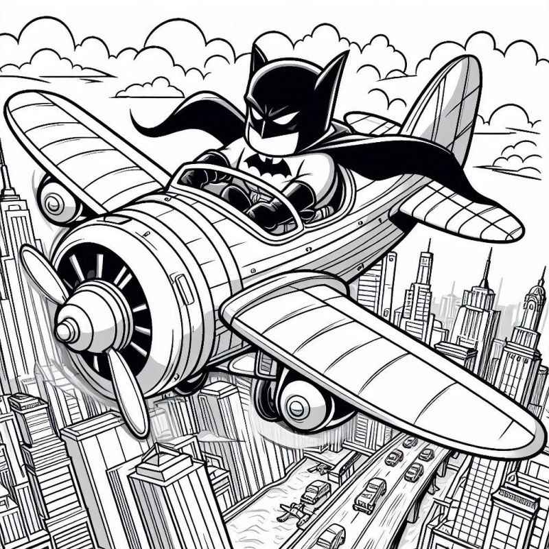 Desenho de Batman para imprimir
