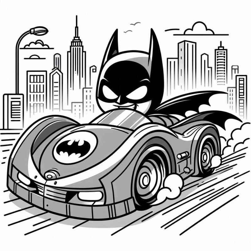Desenho de Batman para imprimir