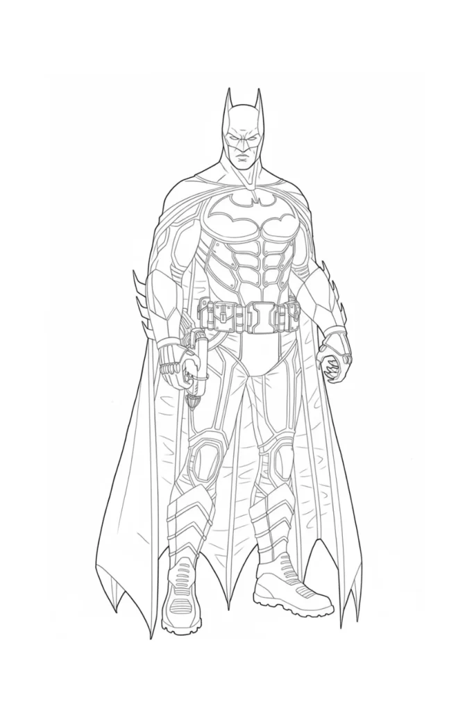 Desenho de Batman para imprimir