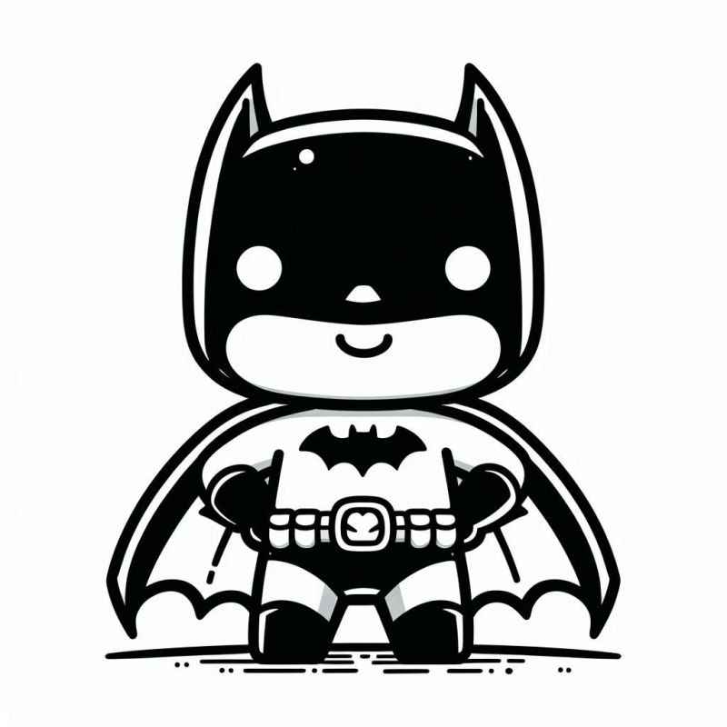 Desenho de Batman para imprimir