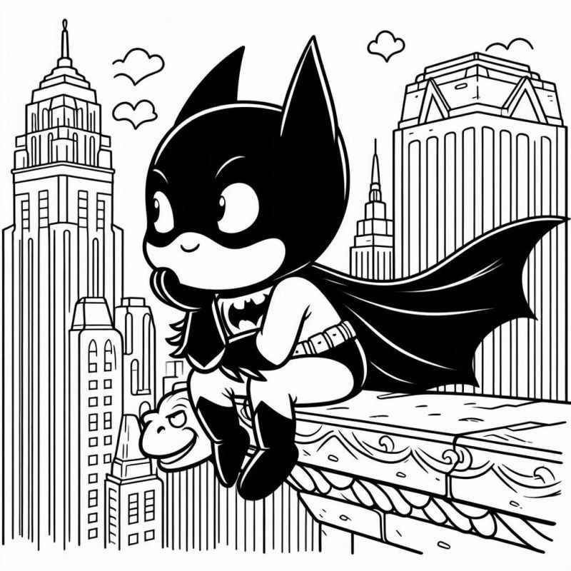 Desenho de Batman para imprimir