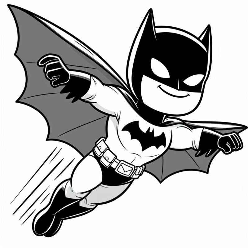 Desenho de Batman para imprimir