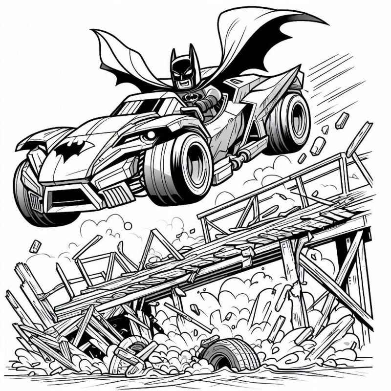 Desenho de Batman para imprimir