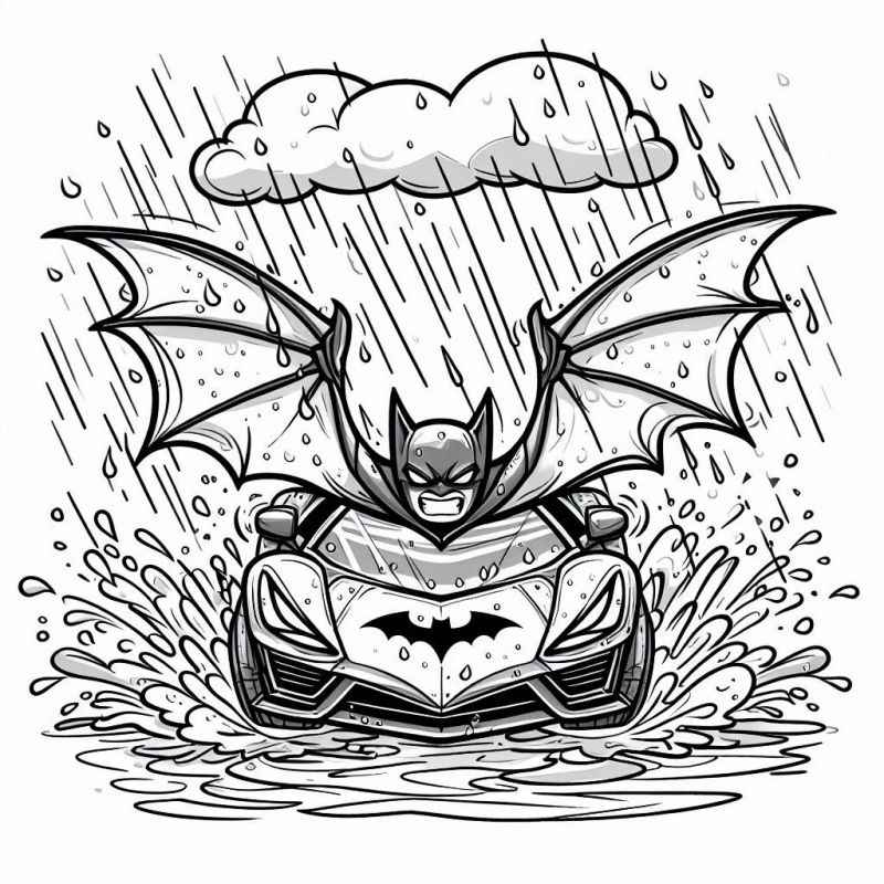 Desenho de Batman para imprimir