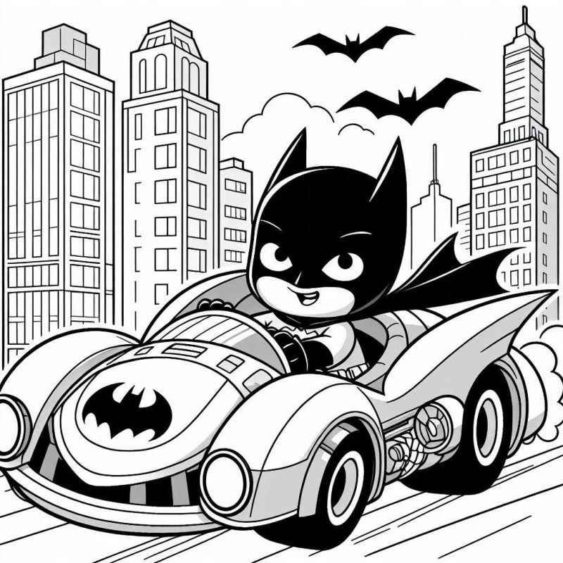 Desenho de Batman para imprimir