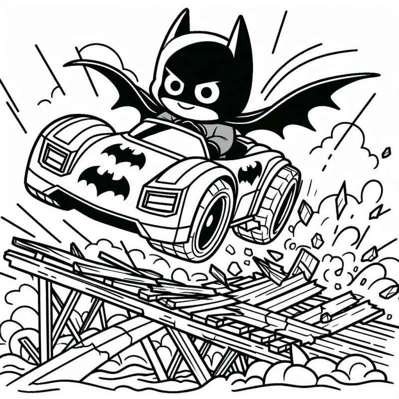 Desenho de Batman para imprimir