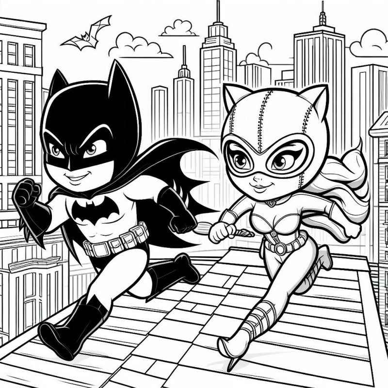 Desenho de Batman para imprimir