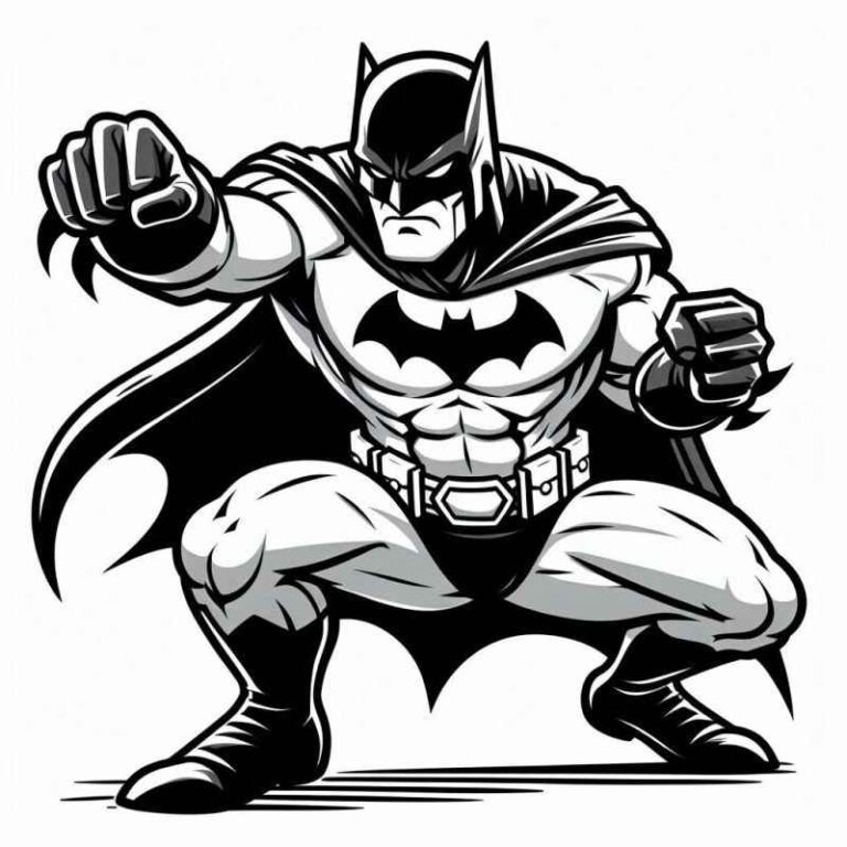 Desenho de Batman para imprimir