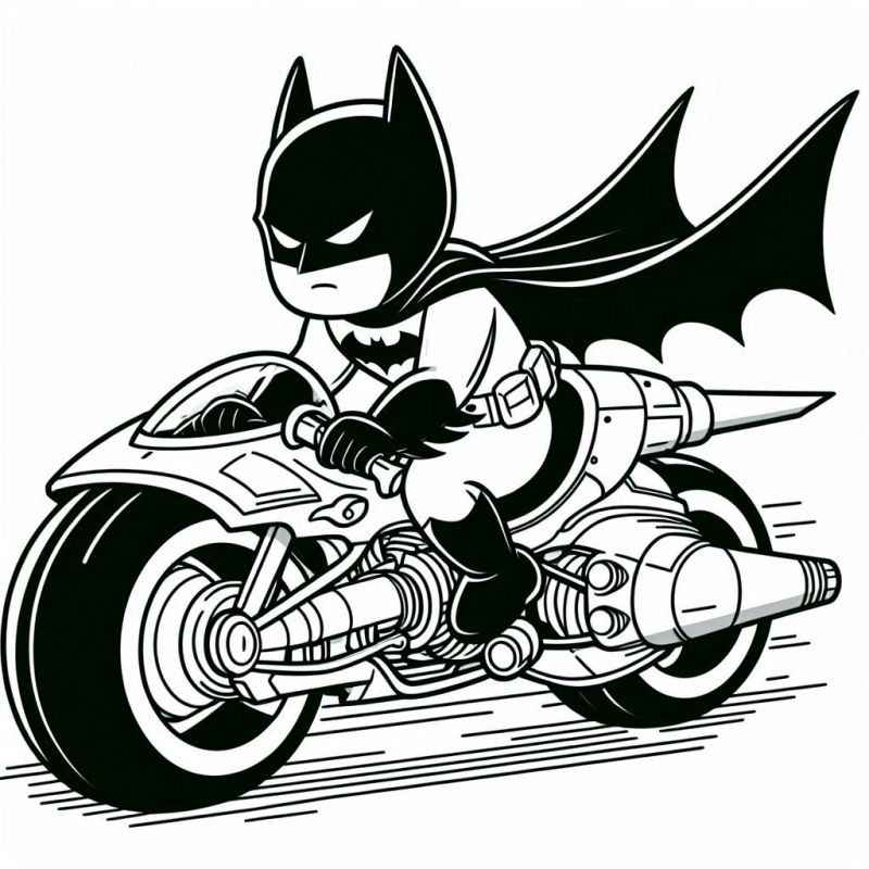 Desenho de Batman para imprimir