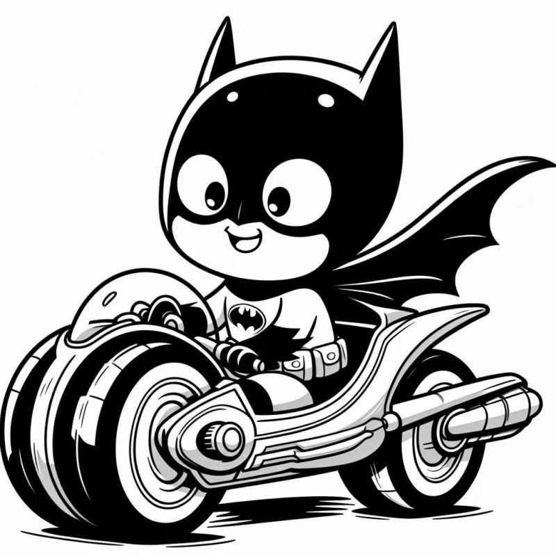 Desenho de Batman para imprimir