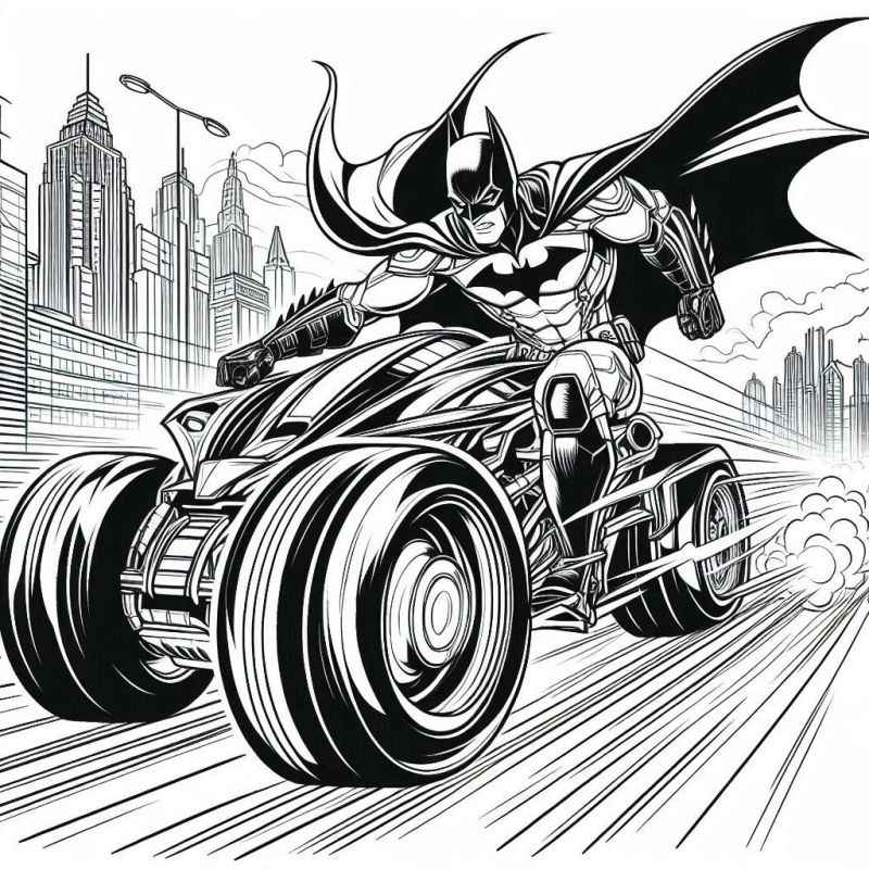 Desenho de Batman para imprimir