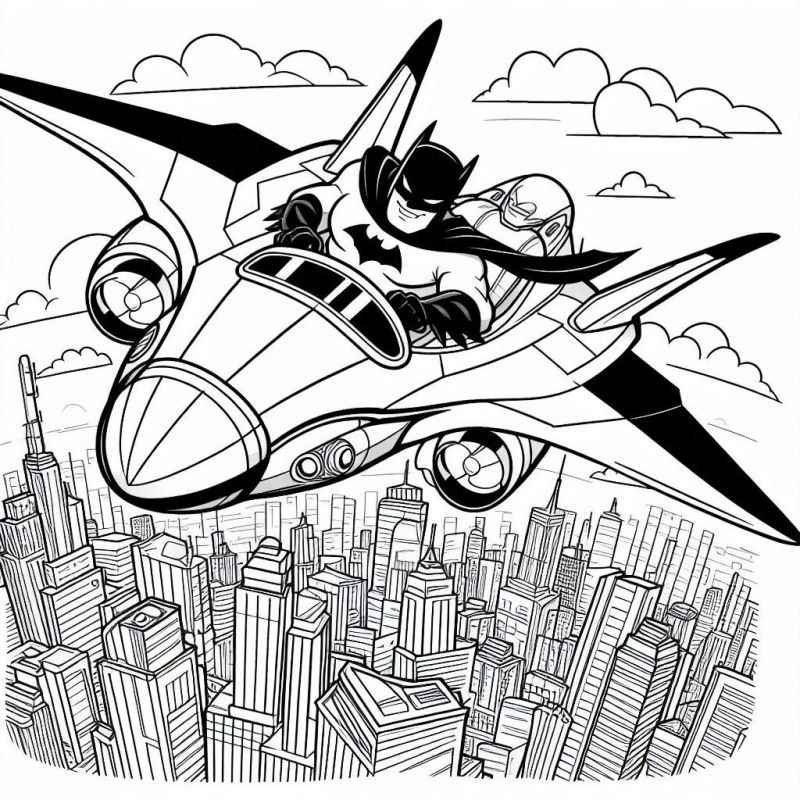 Desenho de Batman para imprimir