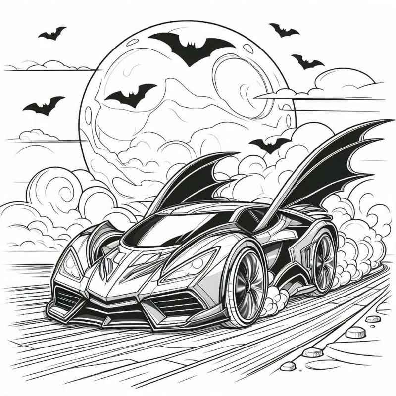 Desenho de Batman para imprimir