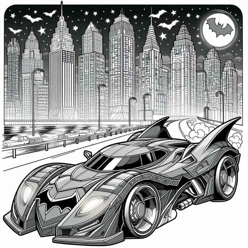 Desenho de Batman para imprimir