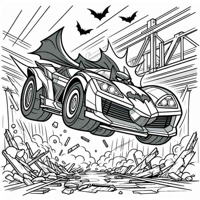 Desenho de Batman para imprimir