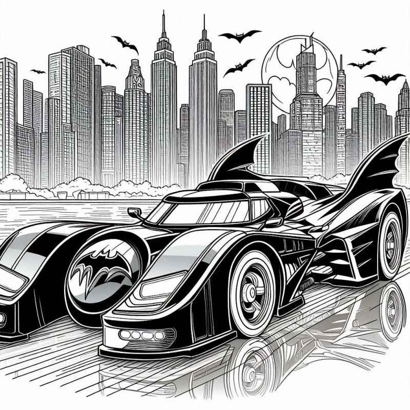 Desenho de Batman para imprimir