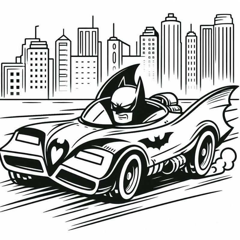 Desenho de Batman para imprimir
