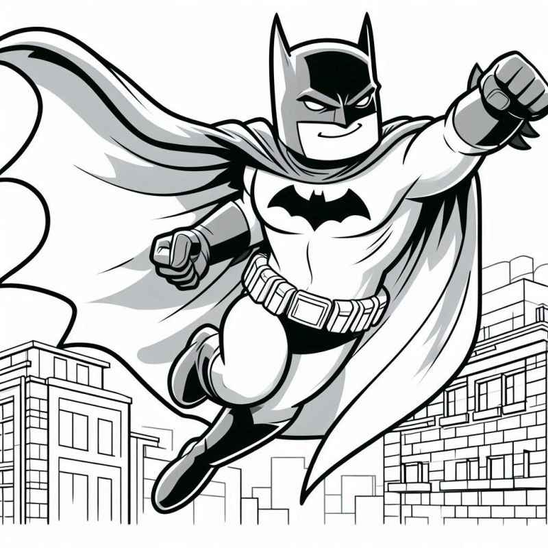 Desenho de Batman para imprimir