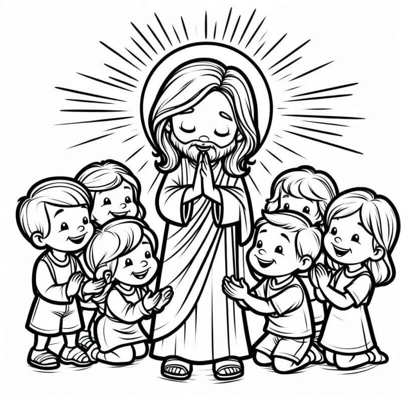 Desenho de Biblicos para imprimir